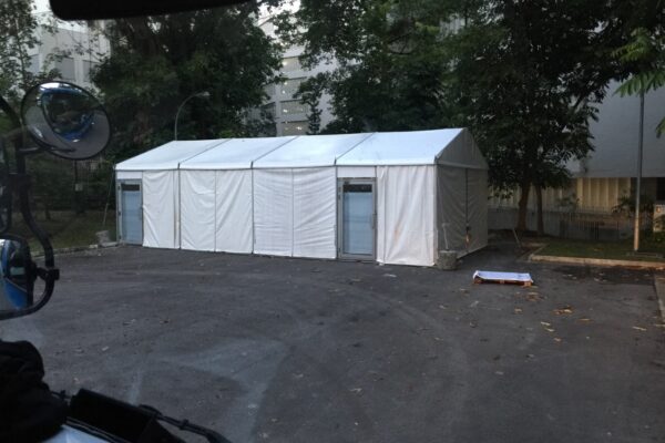 6m x 40m engineer tent